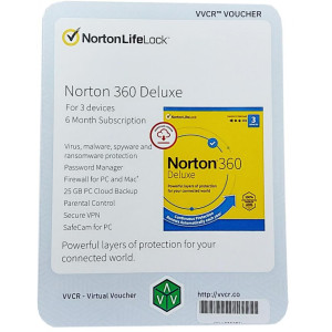 Norton 360 Deluxe 3 Devices 6 Month - N3603D6M